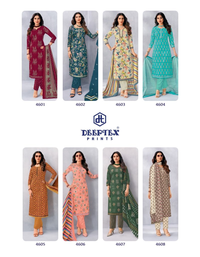 Chief Guest Vol 46 By Deeptex Cotton Printed Dress Material 